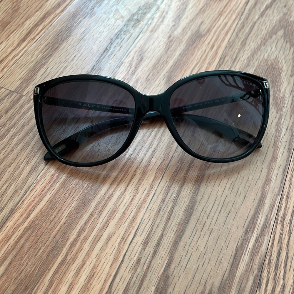 Black RALPH Ralph Lauren Cat Eye Sunglasses